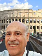 Stephen Cervantes at the Roman Coliseam